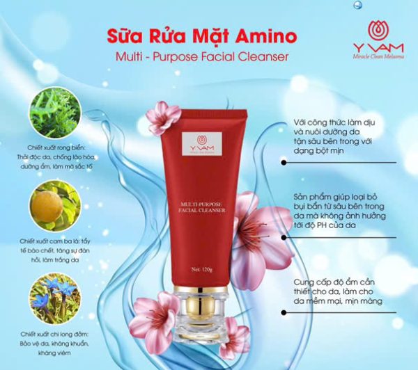 Sữa rửa mặt đa năng edana-yvam