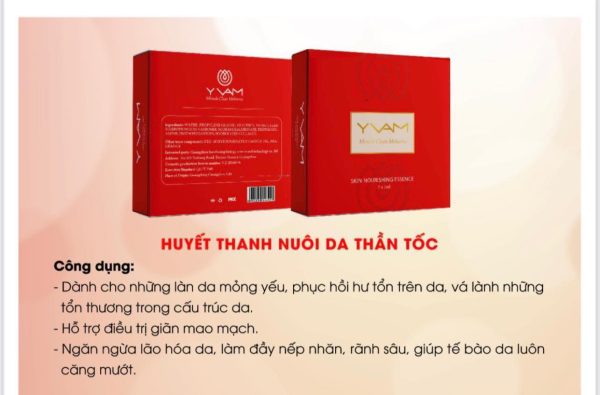 Huyết thanh nuôi da thần tốc edana-yvam